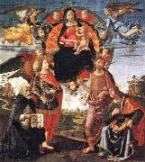 GHIRLANDAIO, Domenico Madonna in Glory with Saints Germany oil painting artist